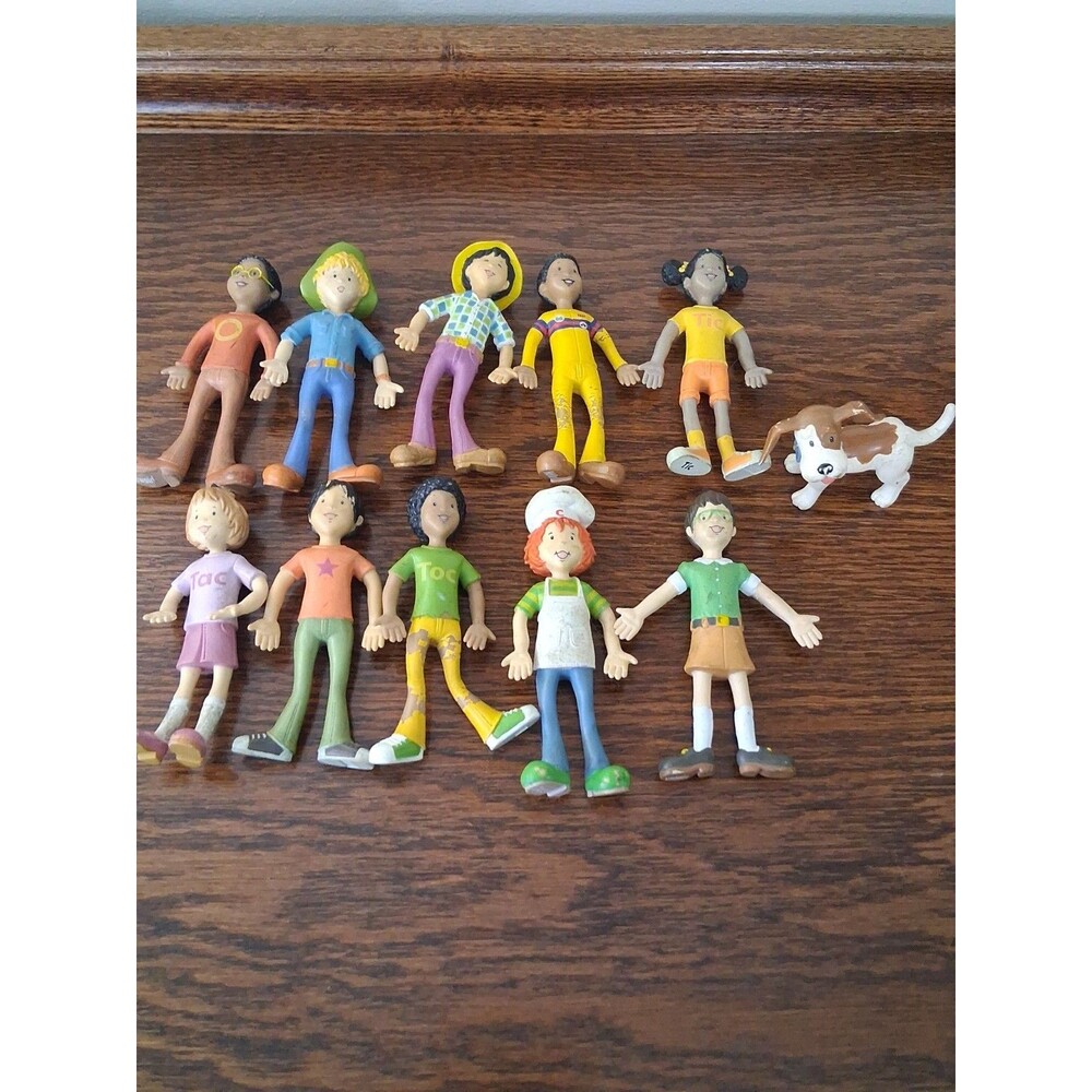 Superkids Reading Program Lot Of 11 4" Bendable Figures